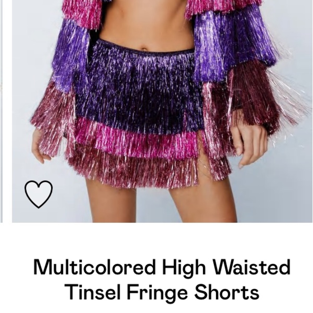 Nasty Gal Fringe Shorts